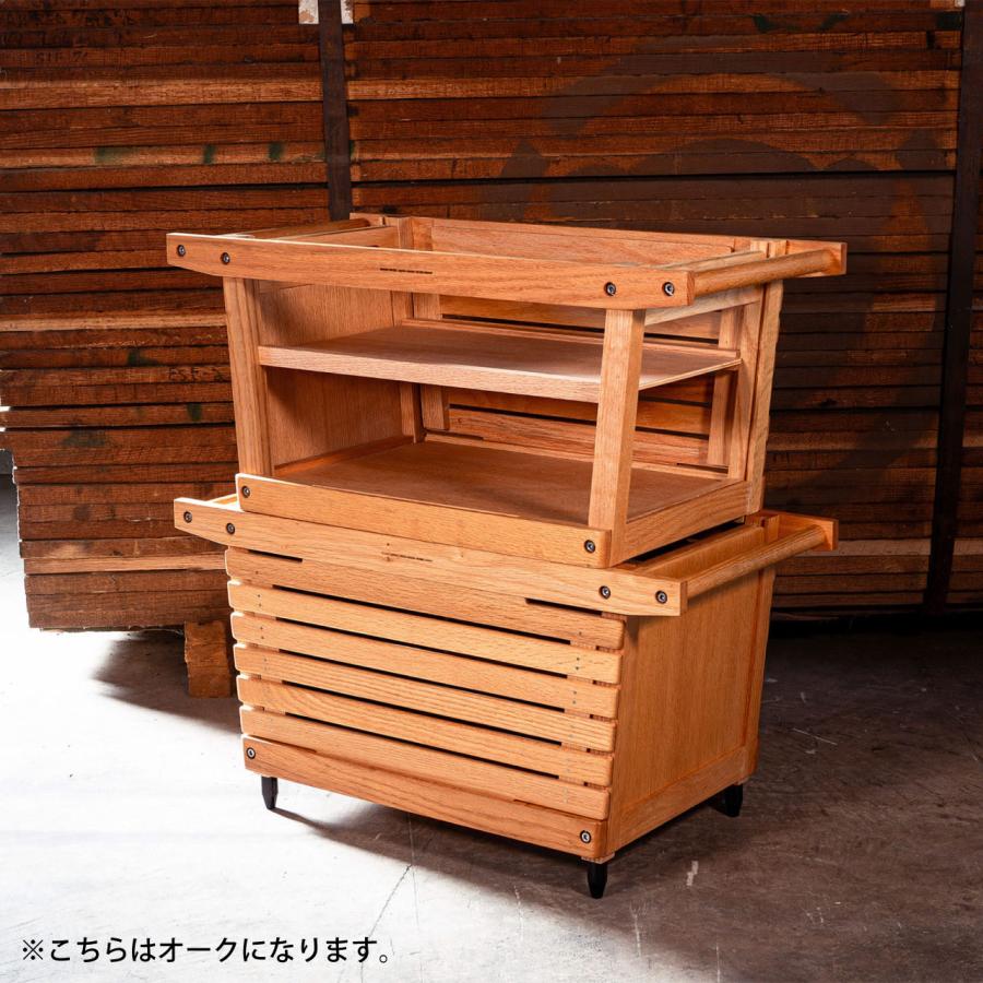 IKIKI イキキ パーテーションM ウォルナット 小物 収納 キャンプ アウトドアの画像