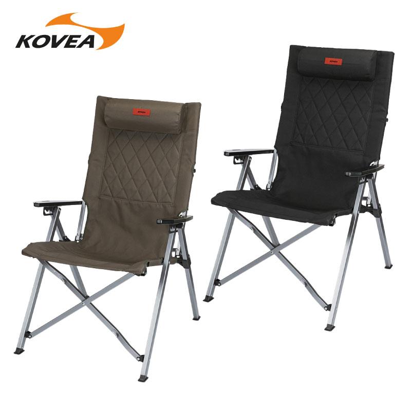 正規販売 KOVEA コベア RECLINER RELAX CHAIR BLACK MOSS GREEN リクライナーリラックスチェア ブラック モスグリーン アウトドア | KOVEA