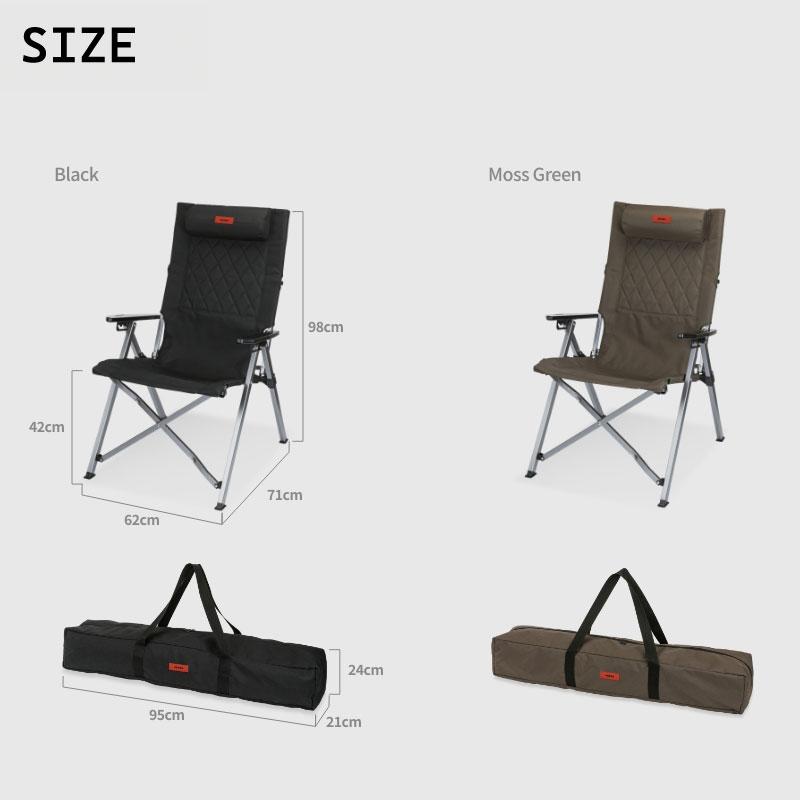 正規販売 KOVEA コベア RECLINER RELAX CHAIR BLACK MOSS GREEN リクライナーリラックスチェア ブラック モスグリーン アウトドア | KOVEA | 15