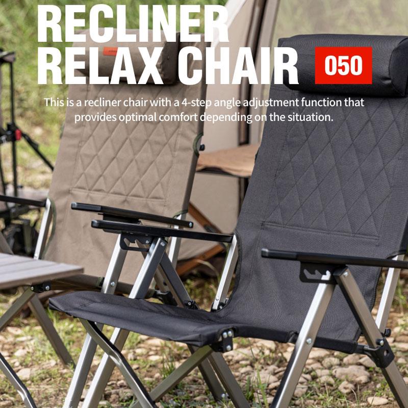 正規販売 KOVEA コベア RECLINER RELAX CHAIR BLACK MOSS GREEN リクライナーリラックスチェア ブラック モスグリーン アウトドア | KOVEA | 01