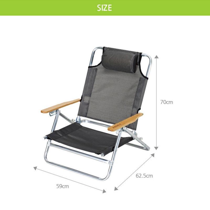 正規販売 KOVEA コベア DECK CHAIR デッキチェア アウトドア キャンプ バーベキューの画像