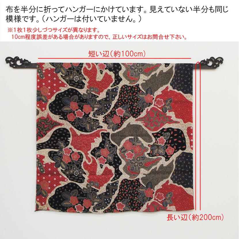 レトロ・ポリネシアの伝統的な模様のアート布(タバ布) タパとは、フィジーで古くから伝わる伝統的な柄のことです