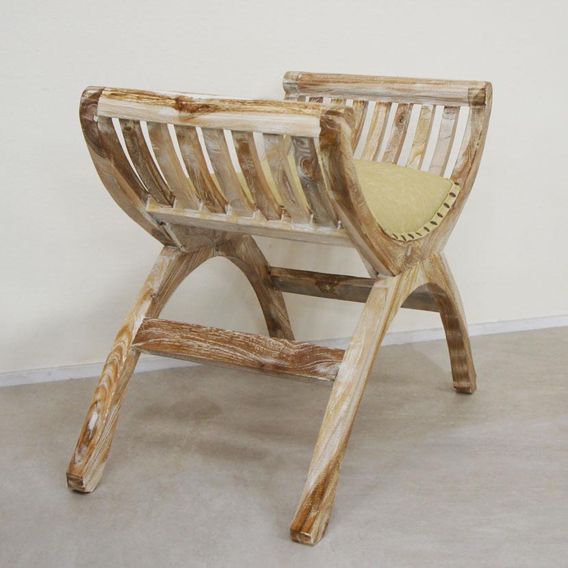 カルティニチェア＜合皮＞ スツール椅子 バリ家具 アジア家具 アジアン