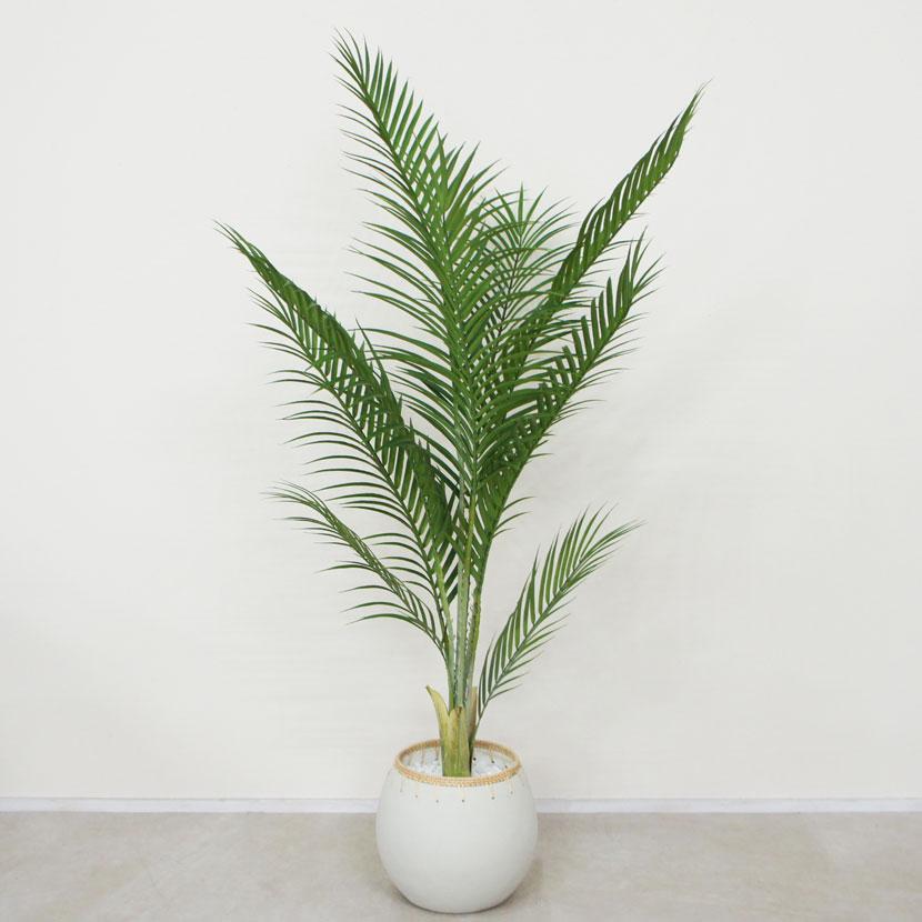 人工観葉植物 フェイクグリーン ヤシ 鉢植え ヤシ パーム 人工観葉植物 フェイクグリーン 鉢付き インテリア