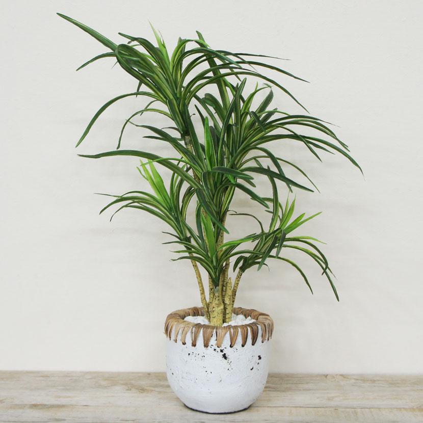 ユッカ 人工観葉植物 フェイクグリーン 鉢付き インテリアグリーン