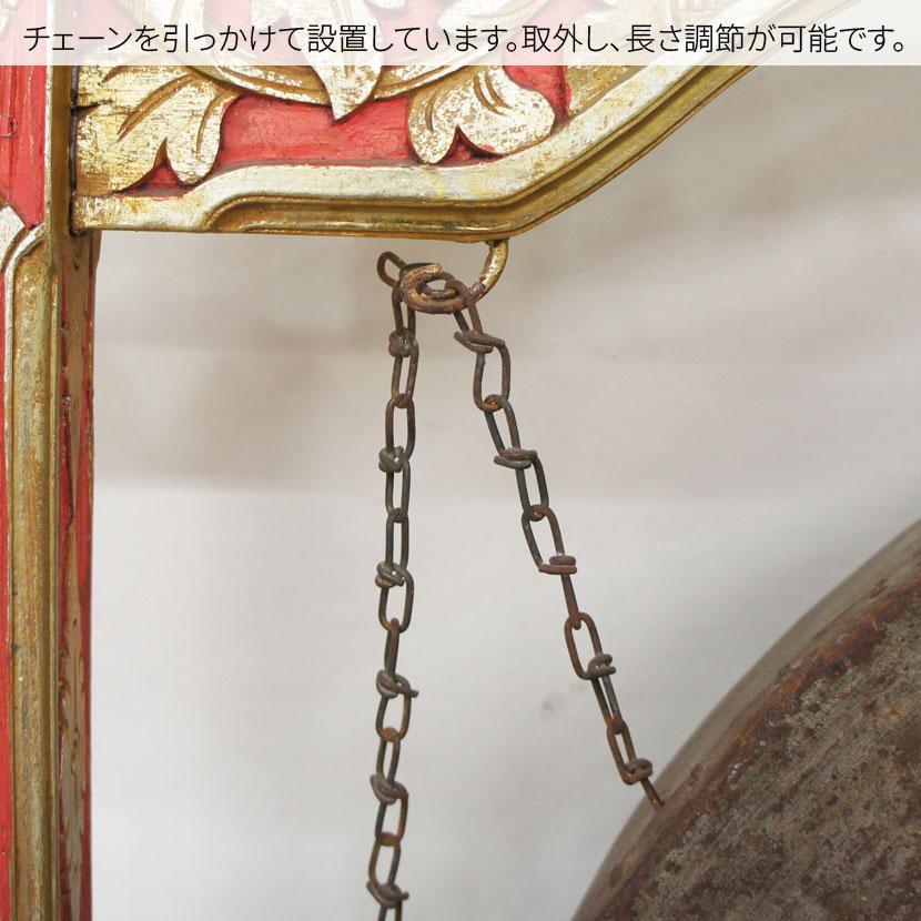 バリ島アンティークゴング 銅鑼 ドラ アジアン楽器 バリ楽器 ガムラン