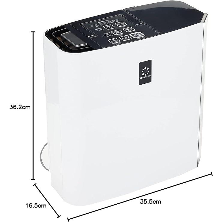 CORONA(コロナ) ハイブリッド式 加湿器 日本生産 大容量 720mLタイプ (木造和室12畳まで/プレハブ洋室20畳まで) タンク容量4.0L ホワイト UF-H72RA(W) JANOME（ジャノメ） CORONA(コロナ) ハイブリッド式 加湿器 【日本生産