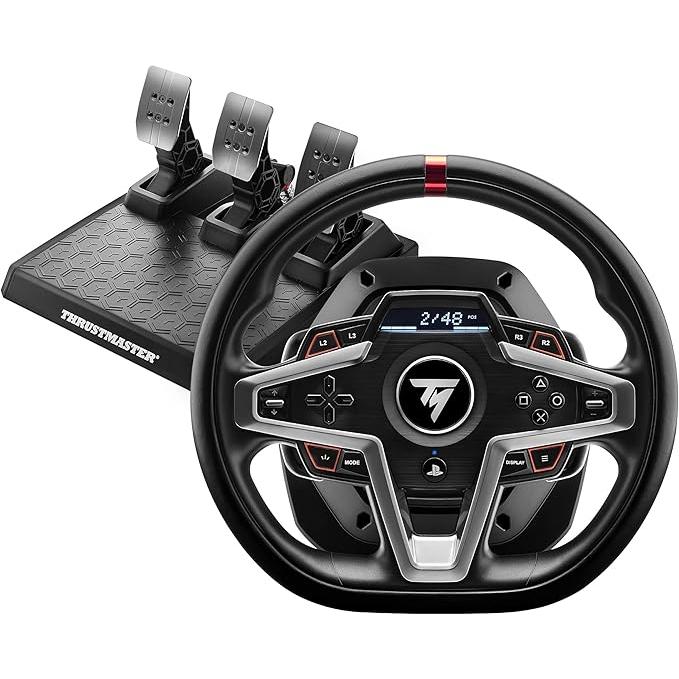 【Playstation公式ライセンス】Thrustmaster スラストマスター ハンコン T248 グランツーリスモ PS5 PS4 PC ハンドルコントローラー  ペダルセット 国内正規品 | THRUSTMASTER