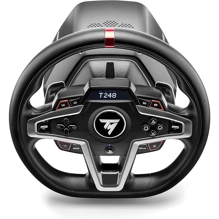 【Playstation公式ライセンス】Thrustmaster スラストマスター ハンコン T248 グランツーリスモ PS5 PS4 PC ハンドルコントローラー  ペダルセット 国内正規品 | THRUSTMASTER | 02