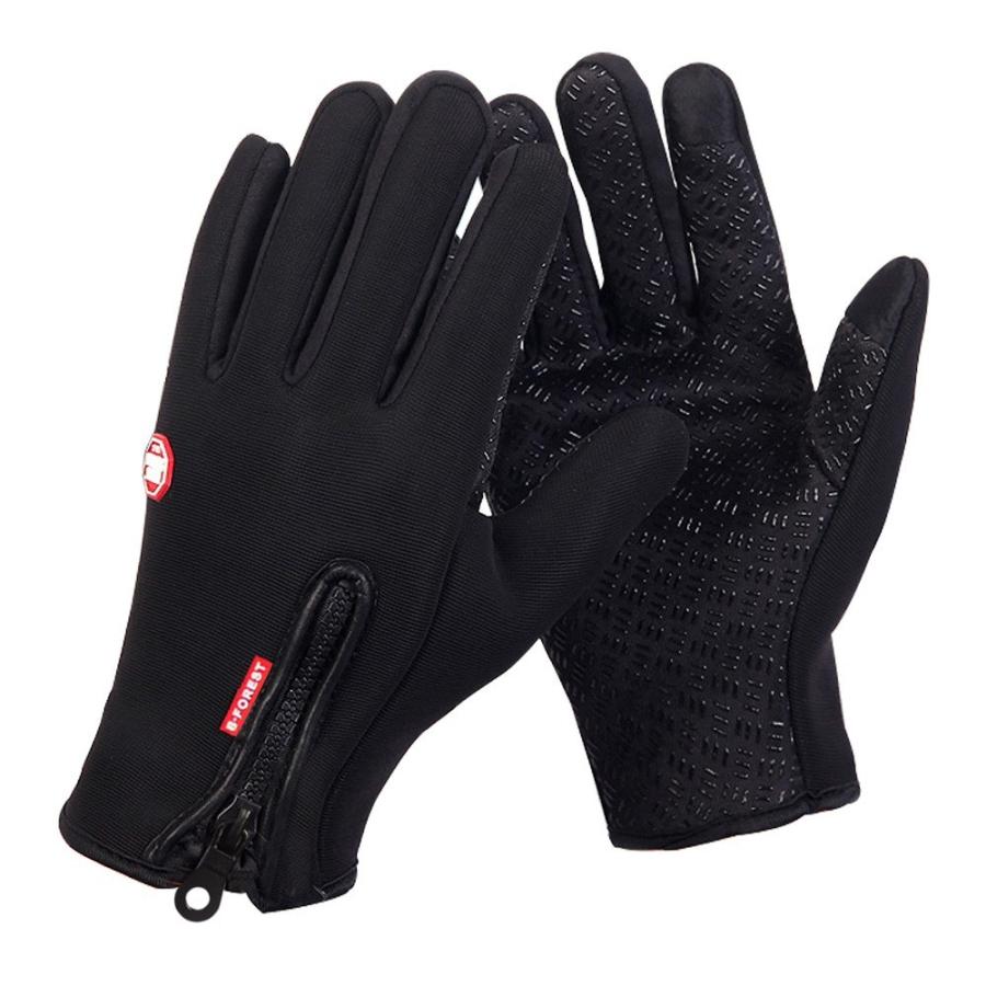 手袋 防寒 防水 グローブ スマホ タッチパネル 自転車 バイク