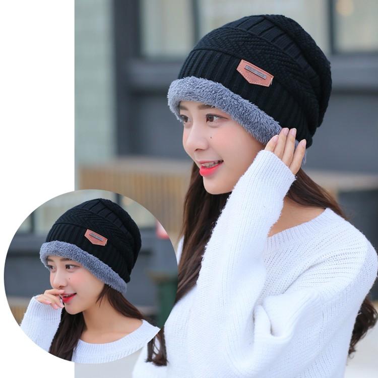 ネックウォーマー ニット帽  2点セット メンズ レディース 帽子 ニット 冬 裏起毛 男女兼用 ニット帽子 ニットキャップ 送料無料 冬物 |  | 04