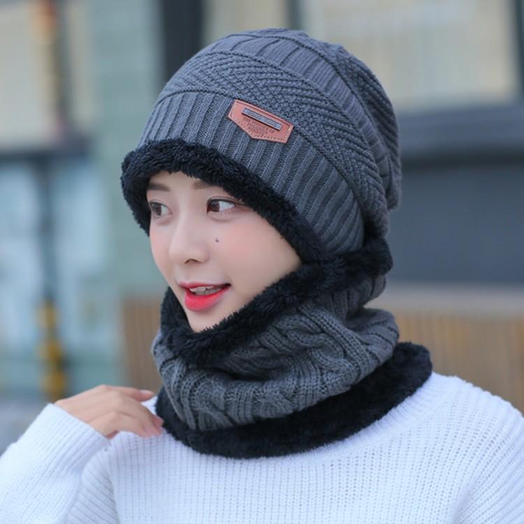 ネックウォーマー ニット帽  2点セット メンズ レディース 帽子 ニット 冬 裏起毛 男女兼用 ニット帽子 ニットキャップ 送料無料 冬物 |  | 07
