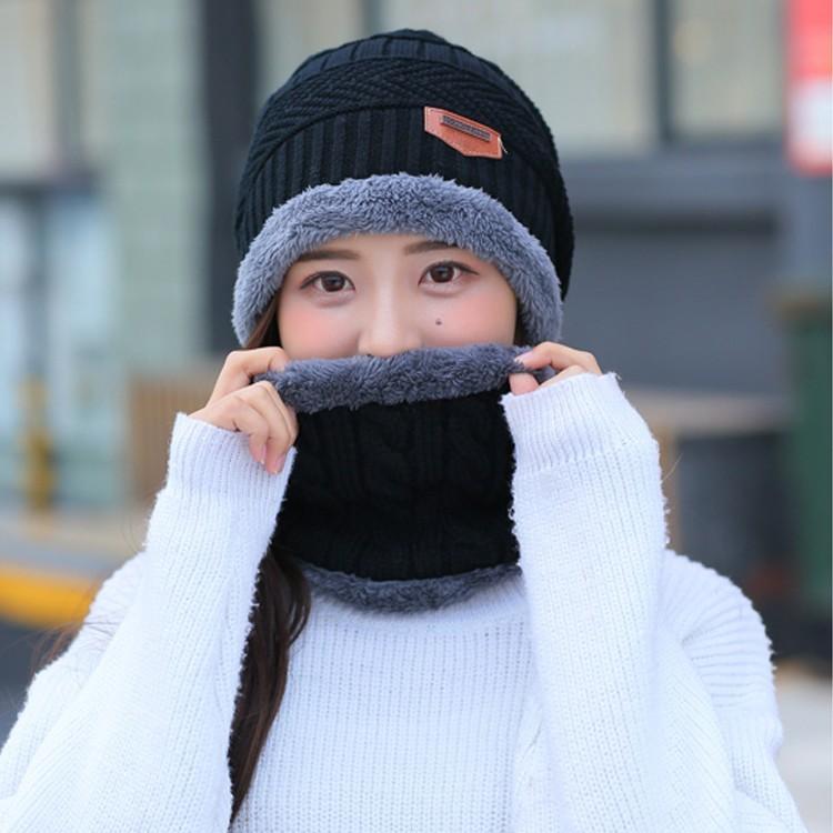 ネックウォーマー ニット帽 2点セット メンズ レディース 帽子 冬 裏