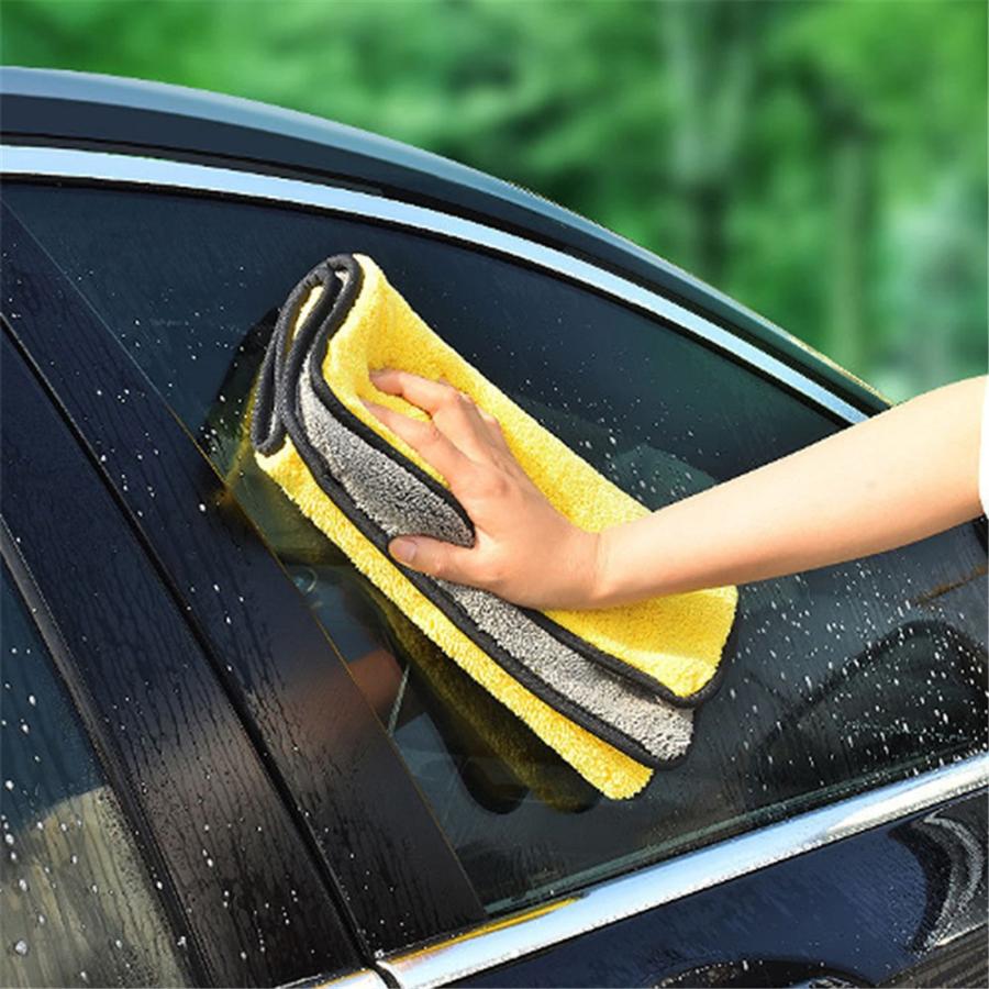 洗車タオル 超吸水 大判 洗車グッズ セット マイクロファバー 洗車用品 吸水 洗車ふき取り 磨き上げ クロス 吸水性 速乾 厚手 30×30cm 1枚 |  | 04