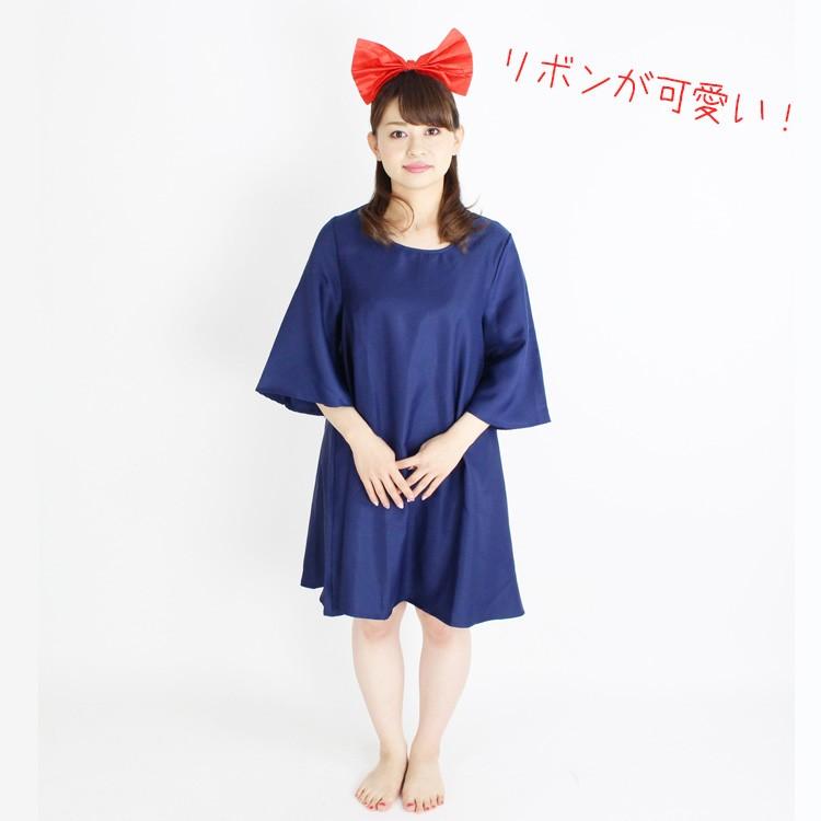 ハロウィン コスプレ 仮装 衣装 子供 レディース 魔女の宅配 コスチューム 魔女 グッズ  フリーサイズ ワンピース＋カチューシャセット |  | 03