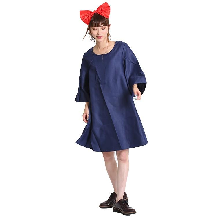 ハロウィン コスプレ 仮装 衣装 子供 レディース 魔女の宅配 コスチューム 魔女 グッズ  フリーサイズ ワンピース＋カチューシャセット |  | 07