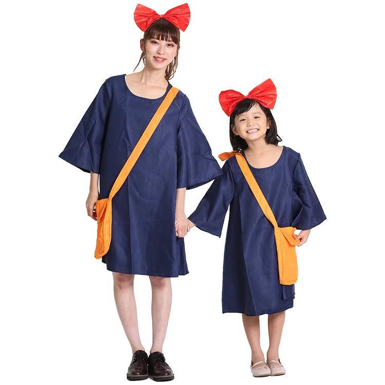 ハロウィン コスプレ 仮装 衣装 子供 レディース 魔女の宅配 コスチューム 魔女 グッズ ワンピース＋バッグ＋カチューシャ ３点セット |  | 11