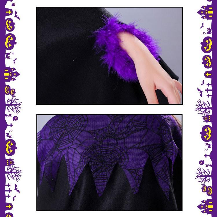 ハロウィン 仮装 子供 コスプレ 衣装 女の子 魔女 コスチューム ポンチョ マント  かわいい 女の子 イベント 変身 パーティー 誕生日 プレゼント |  | 05