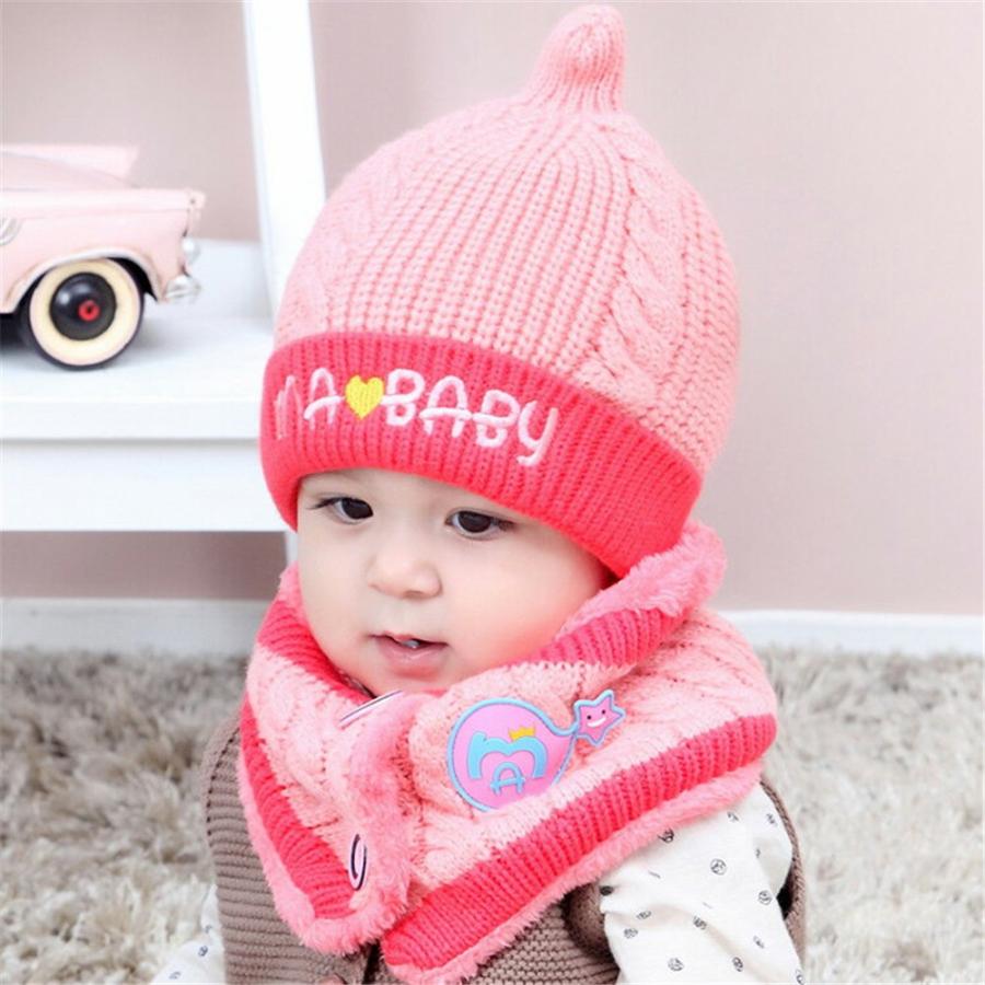 ニット帽 ベビー 赤ちゃん ネックウォーマー 秋冬 帽子 編み物 ニット帽 ベビー 赤ちゃん ネックウォーマー 秋冬 帽子 編み物