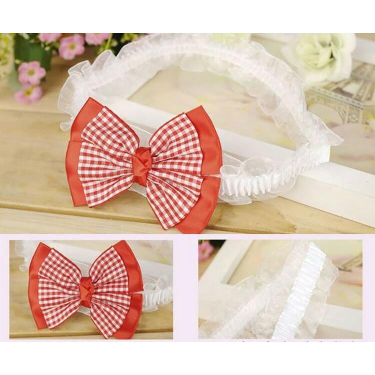 ベビー ヘアバンド カチューシャ 赤ちゃん ターバン  お花飾り 飾り ヘアー ヘア飾り キッズ 赤 フォーマル ゴム レッド |  | 10