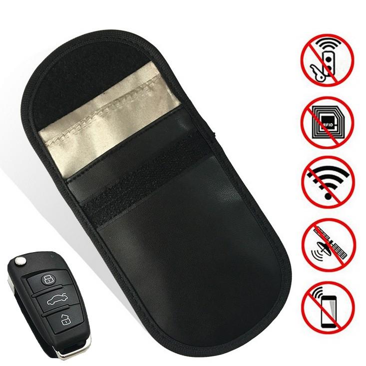 リレーアタック対策防止ケース ブラック リレーアタック防止 リレーアタック対策 電波遮断ケース ポーチ キーケース 車 盗難 防止 対策 ケース スマートキー | 