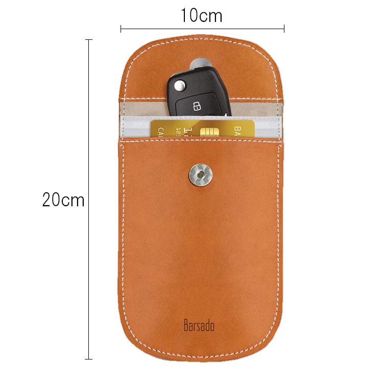 リレーアタック対策防止ケース リレーアタック防止 リレーアタック対策 電波遮断ケース ポーチ キーケース 車 盗難 ケース スマートキー 高級 本革 レザー |  | 06