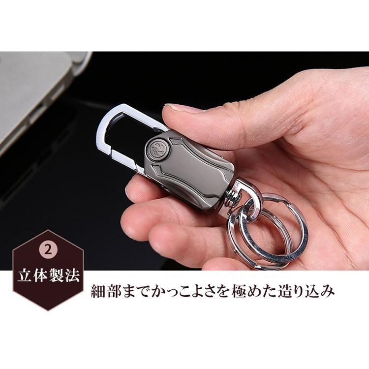 キーホルダー ダブルリング ハンドスピナー ボトルオープナー おしゃれ メンズ Wリング式 高機能 カラビナフック |  | 09