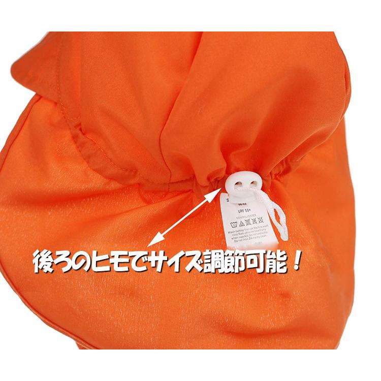 子供 帽子 日よけ UVカット 熱中症対策グッズ キッズ キャップ ハット 春 夏  紫外線防止 メッシュ つば お散歩 通園 公園 お出かけ たれ付き｜barsado2｜03