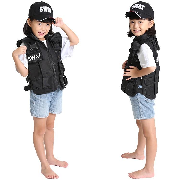 ハロウィン 仮装 子供 コスプレ 衣装 SWAT 男の子 女の子 キッズ