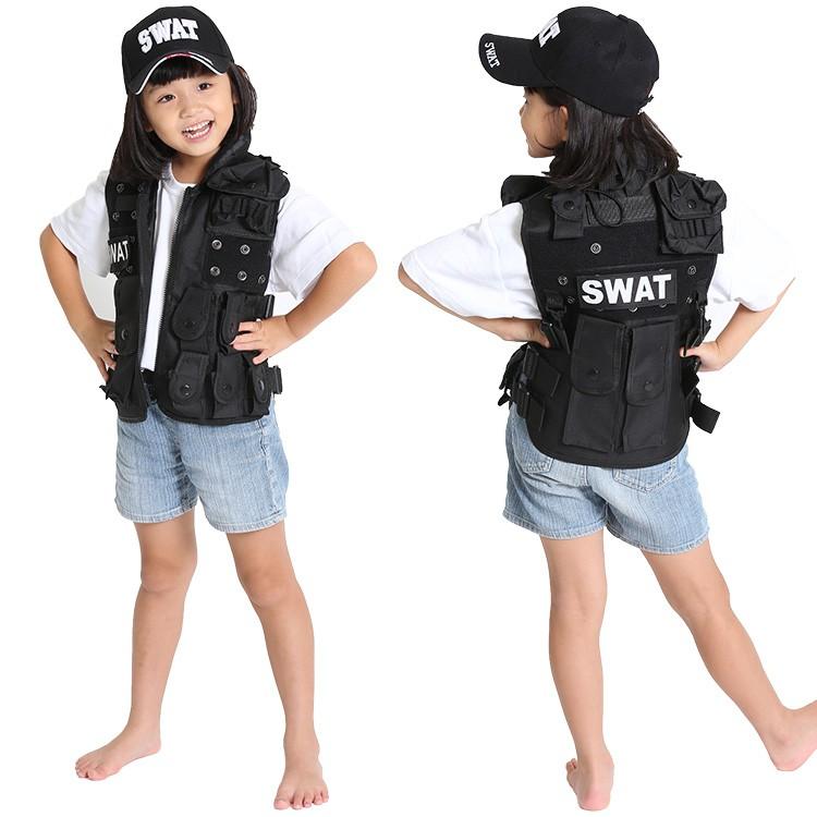 ハロウィン 仮装 子供 コスプレ 衣装 SWAT 男の子 女の子 キッズ