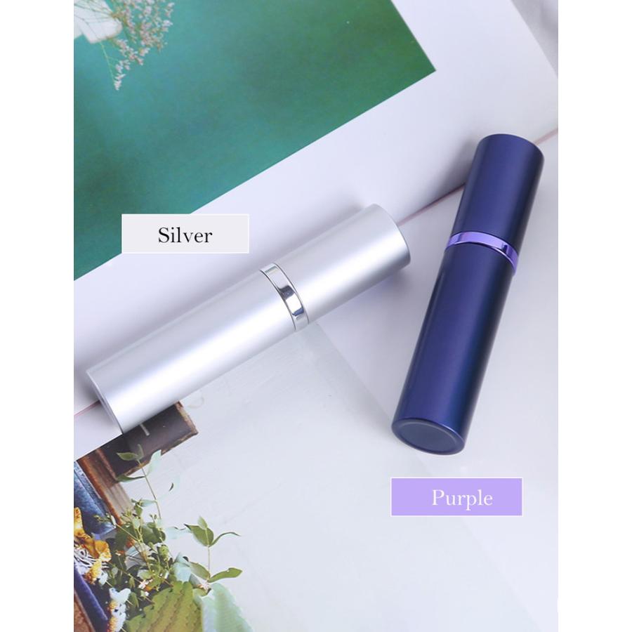 アトマイザー 香水 詰め替えボトル 携帯 おしゃれ かわいい コンパクト 旅行 パフューム コロン 高級感 マット 霧噴射 簡単 5ml |  | 18