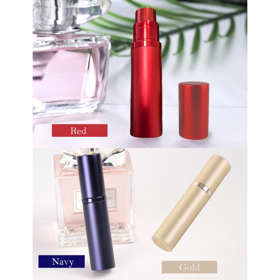 アトマイザー 香水 詰め替えボトル 携帯 おしゃれ かわいい コンパクト 旅行 パフューム コロン 高級感 マット 霧噴射 簡単 5ml |  | 19