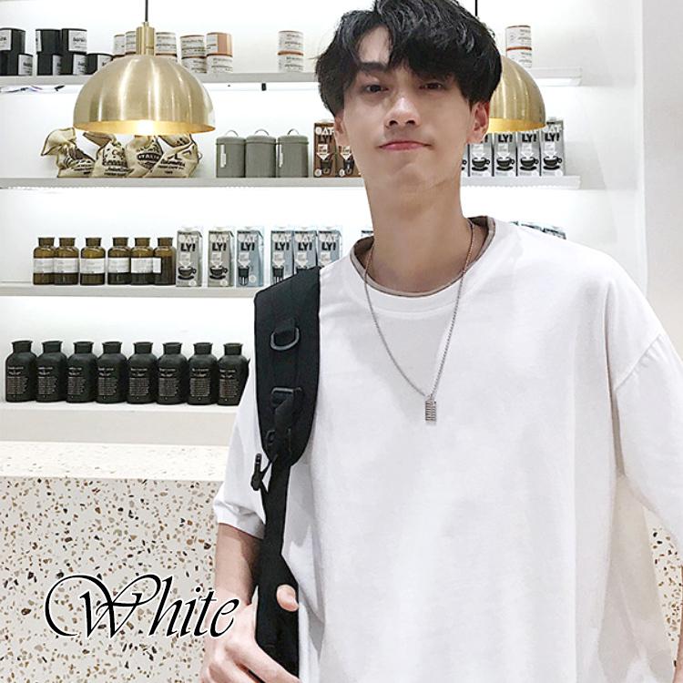 Tシャツ メンズ レイヤード 半袖 スタイル 無地 シンプル ゆったり 男女兼用 ファッション メンズファッション 半袖 おしゃれ 春 夏 トップス 4008 バルサ堂ヤフーショップ店 通販 Yahoo ショッピング