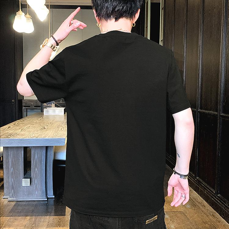 【在庫処分市】 Tシャツ メンズ スマイル デザイン 半袖 綿100％ スタイル 無地 シンプル 楽ちん ゆったり 男女兼用 ファッション |  | 08