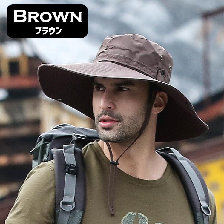 帽子 メンズ 大きいサイズ ハット つば広 サファリハット 大きい ビックサイズ UVカット アウトドア ブラック グレー ネイビー グリーン ベージュ ブラウン |  | 13
