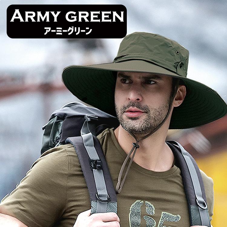 帽子 メンズ 大きいサイズ ハット つば広 サファリハット 大きい ビックサイズ UVカット アウトドア ブラック グレー ネイビー グリーン ベージュ ブラウン |  | 15