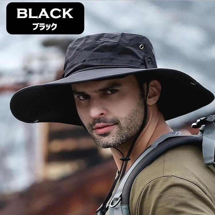 帽子 メンズ 大きいサイズ ハット つば広 サファリハット 大きい ビックサイズ UVカット アウトドア ブラック グレー ネイビー グリーン ベージュ ブラウン |  | 16