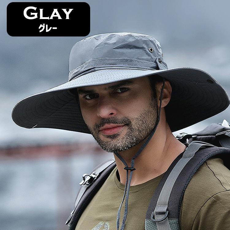 帽子 メンズ 大きいサイズ ハット つば広 サファリハット 大きい ビックサイズ UVカット アウトドア ブラック グレー ネイビー グリーン ベージュ ブラウン |  | 17