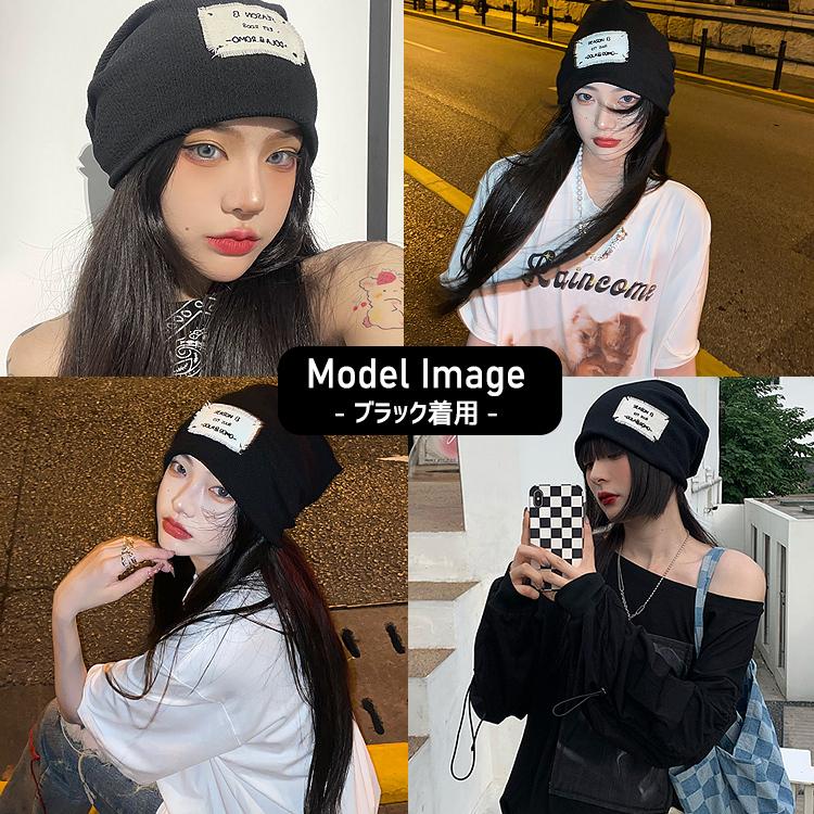 ニット帽 ニット 帽子 レディース ロゴ付き ロゴ おしゃれ かっこいい かわいい 秋冬 秋 冬 医療用 抗がん剤 スタイリッシュ 4411 バルサ堂ヤフーショップ店 通販 Yahoo ショッピング