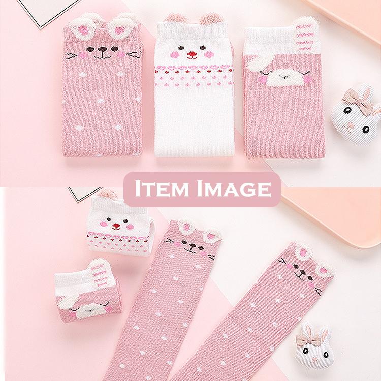 靴下 赤ちゃん ベビー 3足セット 男の子 女の子 おしゃれ かわいい うさぎ 出産準備 出産祝い 動物 ソックス くつ下 ショートソックス ひざ上 シンプル 可愛い |  | 08