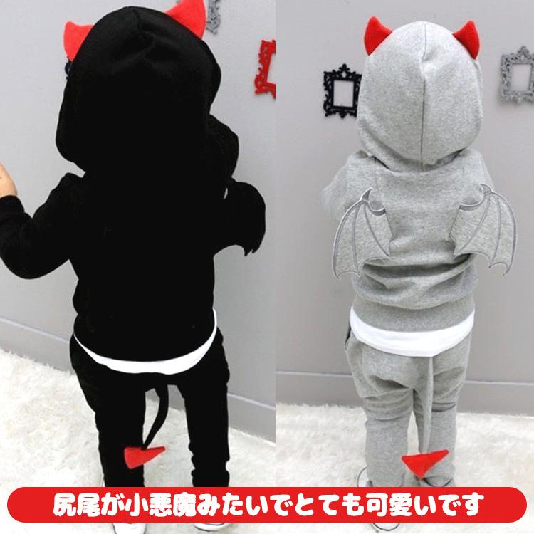 ハロウィン 仮装 子供 コスプレ 衣装 男の子 女の子 悪魔 小悪魔 悪魔風 上下セット 子ども キッズ こども ファスナー 可愛い 男児 女児 誕生日 プレゼント |  | 03