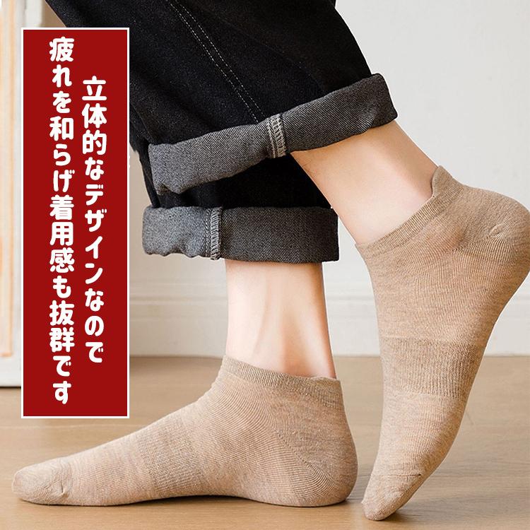 あなたにおすすめの商品 靴下 綿100％ソックス メンズ くるぶし丈 無地 シンプル 同色5足セット
