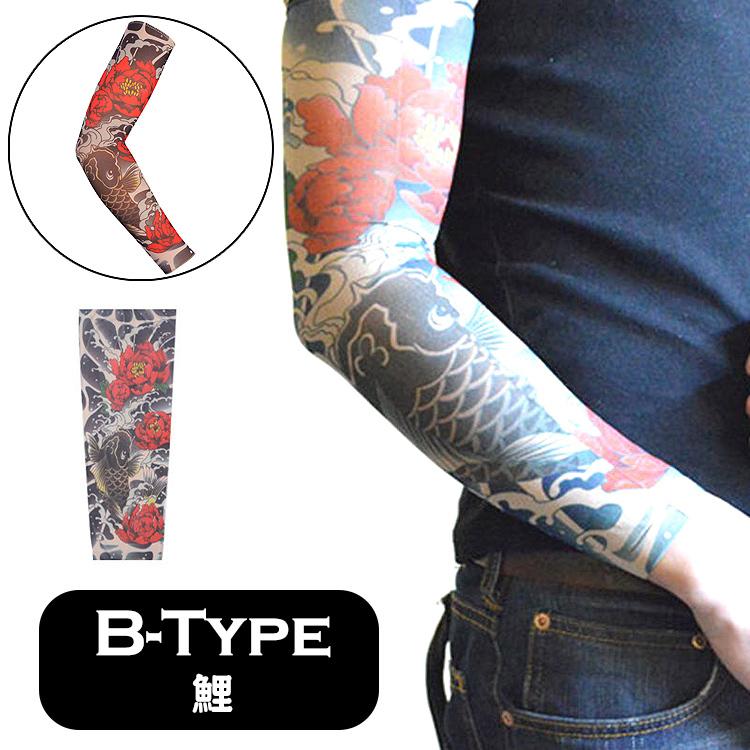 タトゥースリーブ アームカバー 刺青 メンズ スリーブ 1双(2枚組) 男女兼用 レディース タトゥ 煽り運転対策 UV UVカット 入れ墨 和柄 プレゼント |  | 07