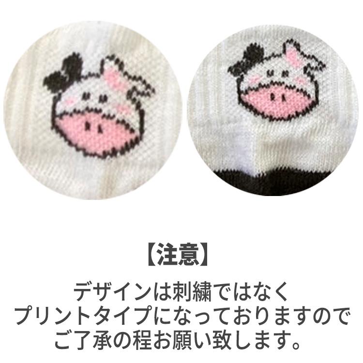 靴下 レディース 夏用 くるぶし 春 夏 春夏 5足セット ウシ柄 牛 ウシ 牛柄 アニマル おしゃれ かわいい スニーカー ソックス ショートソックス ショート |  | 07