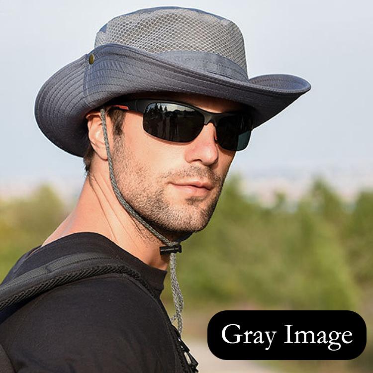 サファリハット バケットハット 帽子 メンズ 夏用 ハット メッシュ