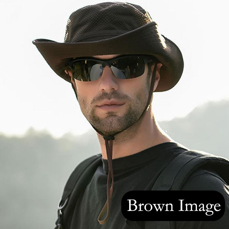 サファリハット バケットハット 帽子 メンズ 夏用 ハット メッシュ メッシュハット つば広 あご紐 日よけ 日除け 釣り ゴルフ 農作業 キャンプ 登山 シンプル |  | 17