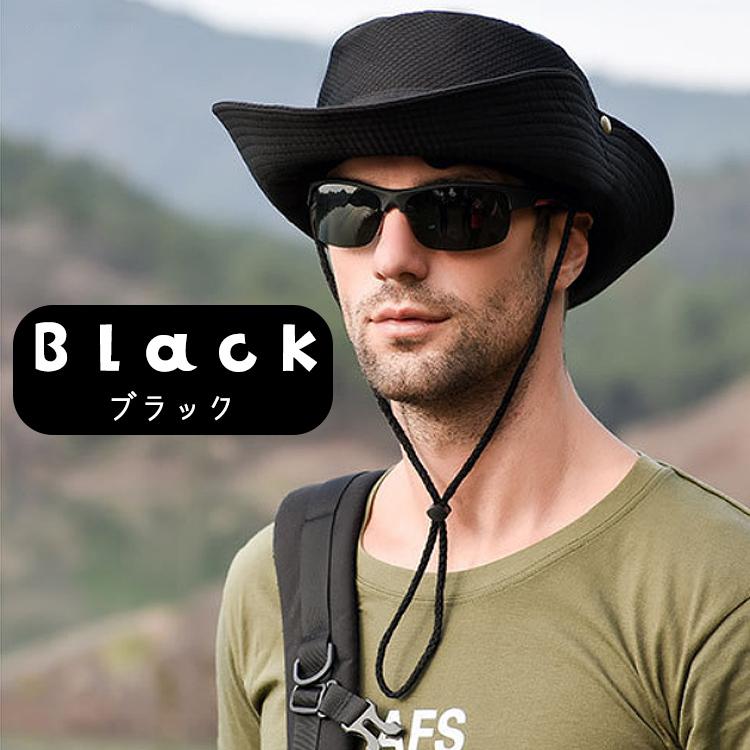 サファリハット バケットハット 帽子 メンズ 夏用 ハット メッシュ メッシュハット つば広 あご紐 日よけ 日除け 釣り ゴルフ 農作業 キャンプ 登山 シンプル |  | 08