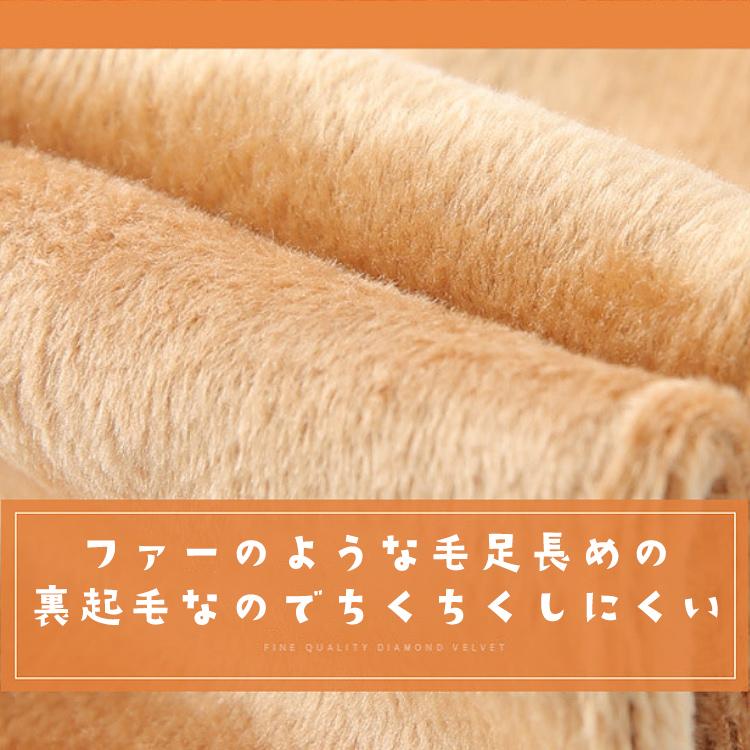 靴下 レディース 裏起毛 【2足セット】 暖かい 防寒 もこもこ ソックス おしゃれ ボア ファー 冷え性対策 保温 可愛い 無地 黒 ブラック 秋冬 女性 くつ下 |  | 09