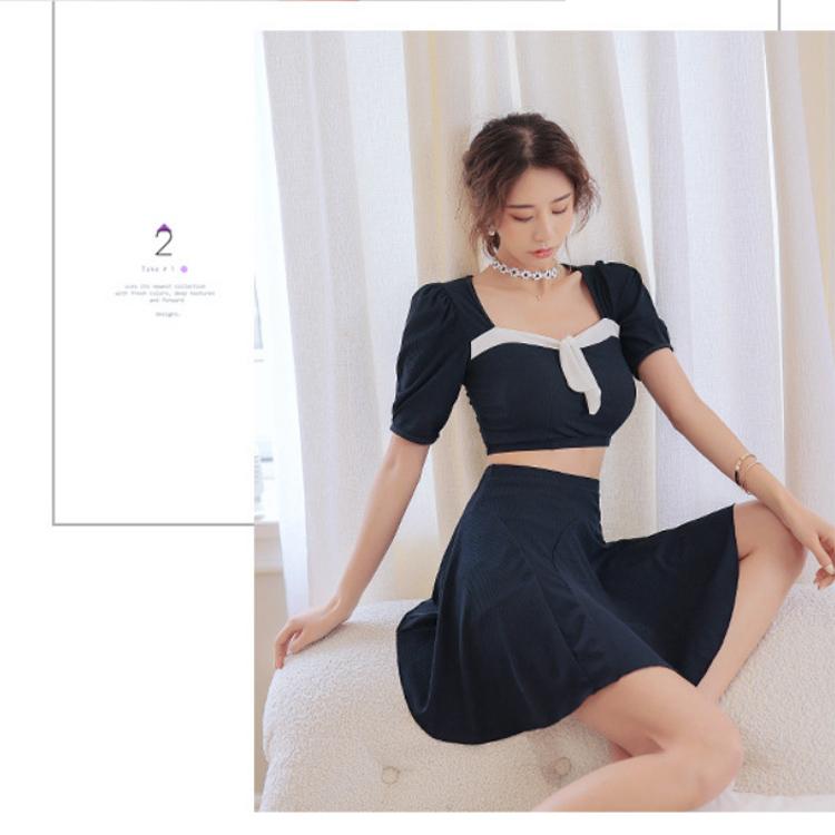 水着 レディース 体型カバー タンキニ ビキニ フィットネス リボン 可愛い 女の子 女性 大人 体型 おしゃれ フリル フレアスカート シンプル |  | 09