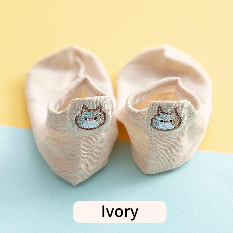 靴下 レディース 夏用 くるぶし ネコ柄 5足セット キャラクター おしゃれ スニーカー ソックス くつした スニーカーソックス 猫 ネコ くつ下 セット |  | 18